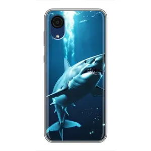 Чохол з картинкою 'Хижаки' для Samsung Galaxy A03 Core (Акула під водою)