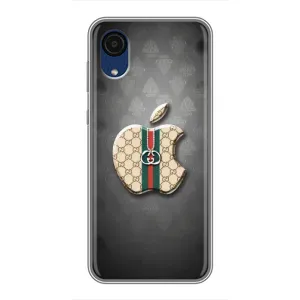 Чехлы ГУЧЧИ для Самсунг А03 Кор (AlphaPrint) (Apple gucci)