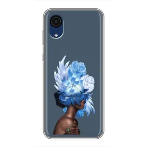 Чехлы (ART) Цветы на Samsung Galaxy A03 Core (VPrint) (Квіти на голові)
