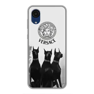 Чохли VERSACE для Samsung Galaxy A03 Core (PREMIUMPrint) (Доберман Версаче)