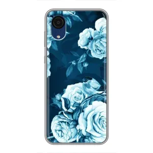 Чехлы (ART) Цветы на Samsung Galaxy A03 Core (VPrint) (Блактині бутони)