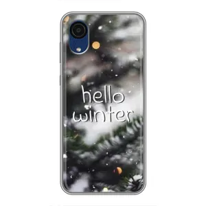 Новорічні, Святкові Чохли для Samsung Galaxy A03 Core - 2024 год (Hello winter)