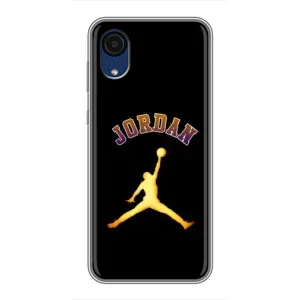 Чохли для Samsung Galaxy A03 Core - з картинкою JORDAN (AlphaPrint) (Jordan Gold)
