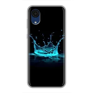 Чохол з Короною Samsung Galaxy A03 Core - (AlphaPrint) (Крапля корони)