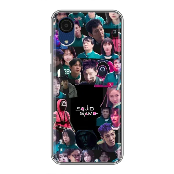 Чохол з принтом «Колаж Гра кальмара» для Samsung Galaxy A03 Core