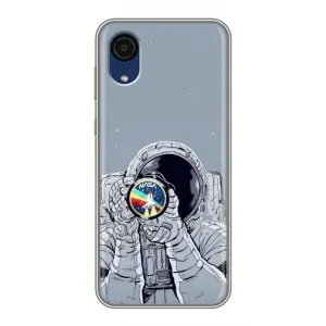 Чохол NASA для Samsung Galaxy A03 Core (AlphaPrint) (Космонавт фото)
