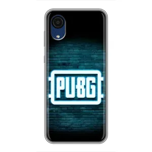 Чехол PUBG для Самсунг А03 Кор (AlphaPrint) (Лого PUBG)