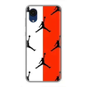 Чохли для Samsung Galaxy A03 Core - з картинкою JORDAN (AlphaPrint) (Лого Джордан)