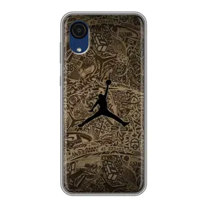 Чохли для Samsung Galaxy A03 Core - з картинкою JORDAN (AlphaPrint) (Logo Jordan)
