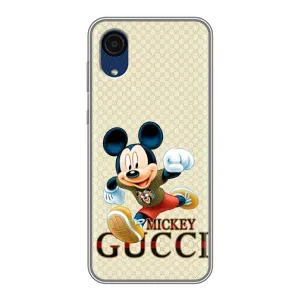 Чехол Disney Mouse Samsung Galaxy A03 Core (PREMIUMPrint) (Mikki Gucci)