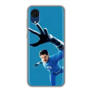 Чохол з принтом Фантастична четвірка для Samsung Galaxy A03 Core (Містер Фантастік супергерой)