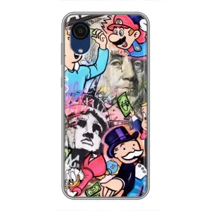 Чохли з крутими принтами для Samsung Galaxy A03 Core - (PREMIUMPrint) (Monopoly man)