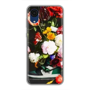 Бренднові Чохли для Samsung Galaxy A03 Core - (PREMIUMPrint) (Nike цветы)
