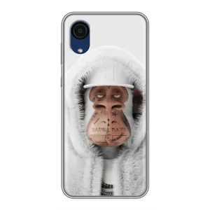 Чехлы с Обезьянами NFT для Samsung Galaxy A03 Core (AlphaPrint) (обезьяна NFT в тату)