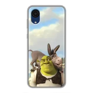 Чохол з мультфільмом Шрек на Samsung Galaxy A03 Core (Шрек та Осел)