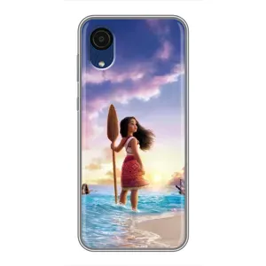 Чохол з мультфільмом Ваяна Samsung Galaxy A03 Core (Моана з веслом)