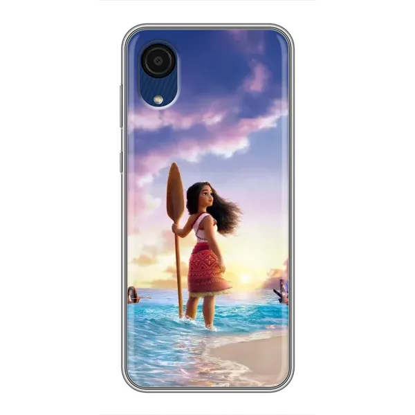 Чехол с принтом «Моана с веслом» для Samsung Galaxy A03 Core