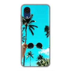 Силіконовий чохол з КАРТИНКАМИ літо для Samsung Galaxy A03 Core (AlphaPrint) (Погляд літо)