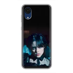 Чохли Венсдей на Samsung Galaxy A03 Core Уенсдей (AlphaPrint) (погляд Венздей)