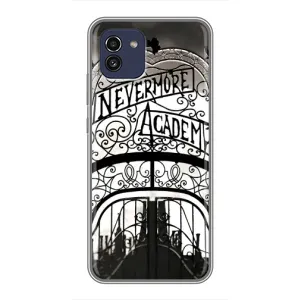 Чохол з дизайном Венздей 2 на Samsung Galaxy A03 (A035) (Ворота Академії Невермор)