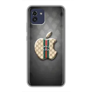 Чехлы ГУЧЧИ для Самсунг А03 (AlphaPrint) (Apple gucci)