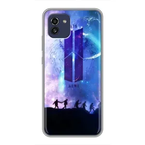 Чохли BTS для Samsung Galaxy A03 (A035) (AlphaPrint) (Army BTS)
