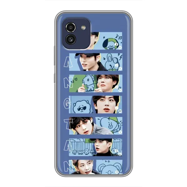 Чохол з принтом «Bangtan» для Samsung Galaxy A03 (A035)