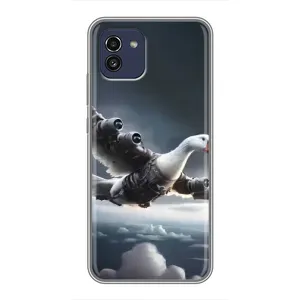 Чохол з мемом Тралалело тралала на Samsung Galaxy A03 (A035) (Бомбардіні гусіні)