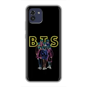 Чохли BTS для Samsung Galaxy A03 (A035) (AlphaPrint) (BTS стайл)