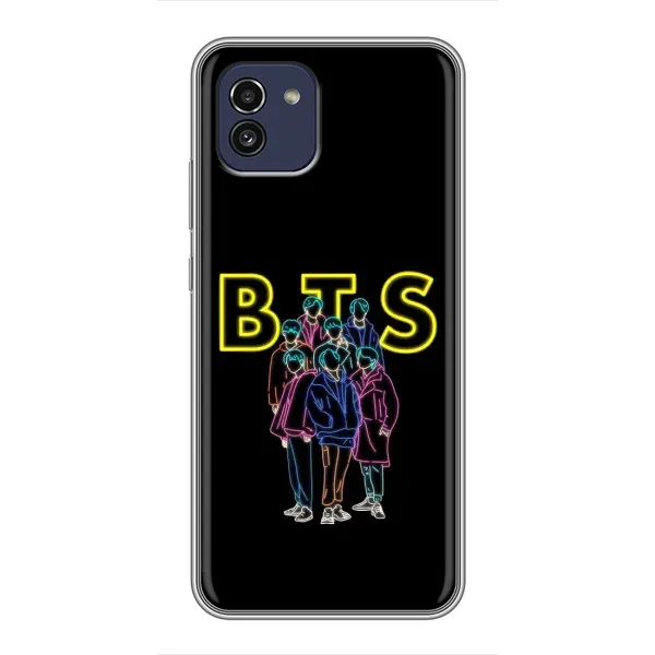 Чохол з принтом «BTS стайл» для Samsung Galaxy A03 (A035)