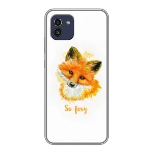 Чохли з картинкою Лисичка для Samsung Galaxy A03 (A035) (VPrint) (Дівчинка Лиса)