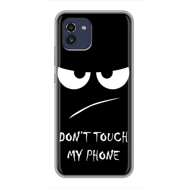Чехол с принтом «Dont Touch» для Samsung Galaxy A03 (A035) Чехол с принтом «Dont Touch» для Samsung Galaxy A03 (A035)