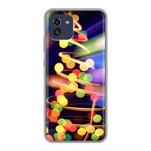 Чехол с принтом «Елка с гирлянд» для Samsung Galaxy A03 (A035) Чехол с принтом «Елка с гирлянд» для Samsung Galaxy A03 (A035)