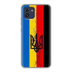 Украинские Чехлы для Samsung Galaxy A03 (A035) с картинкой УПА (AlphaPrint) (Прапор УПА)