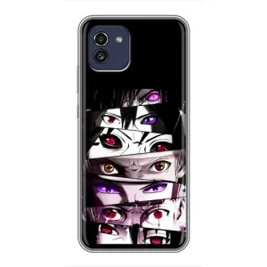 Чохли Персонажі Аніме Наруто для Samsung Galaxy A03 (A035) (AlphaPrint) (Очі Anime)