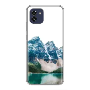 Силіконовий чохол з КАРТИНКАМИ літо для Samsung Galaxy A03 (A035) (AlphaPrint) (Гори)