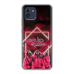 Чохол Гра в кальмара для Samsung Galaxy A03 (A035) (Охоронці Гра кальмара)