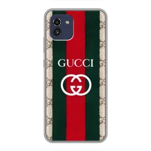 Чехлы ГУЧЧИ для Самсунг А03 (AlphaPrint) (Gucci дизайн)