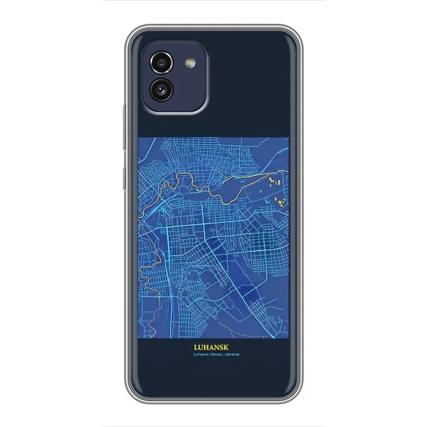 Чохол з принтом «Луганськ» для Samsung Galaxy A03 (A035)