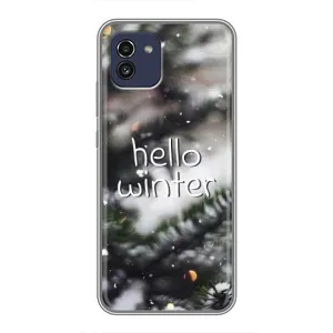 Новорічні, Святкові Чохли для Samsung Galaxy A03 (A035) - 2024 год (Hello winter)