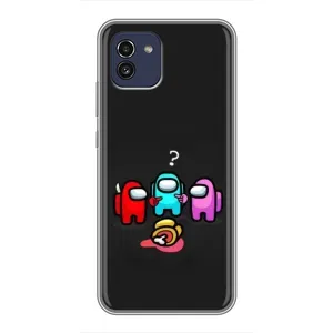 Чехол Амонг Ас для Samsung Galaxy A03 (A035) (AlphaPrint) (Импостер)