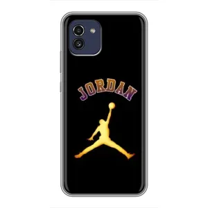 Чохли для Samsung Galaxy A03 (A035) - з картинкою JORDAN (AlphaPrint) (Jordan Gold)