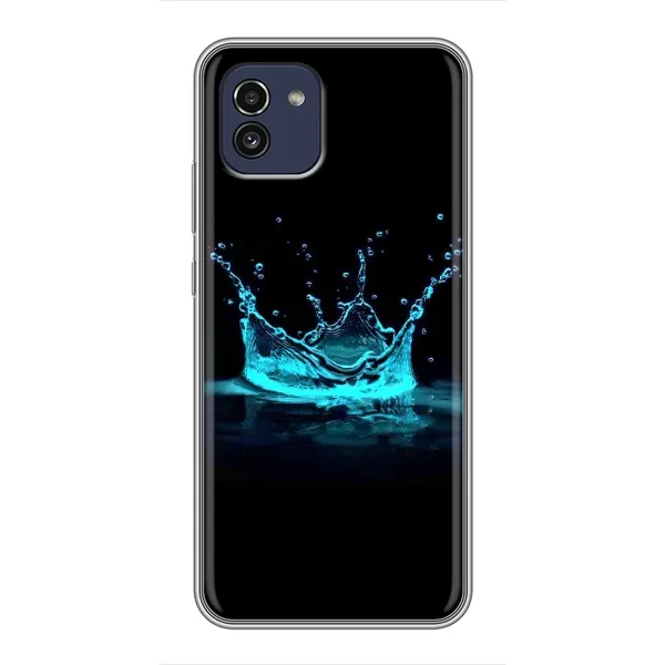 Чохол з принтом «Крапля корони» для Samsung Galaxy A03 (A035)