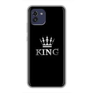 Чохол з Короною Самсунг Ґелексі А03 (А035) - (AlphaPrint) (KING)