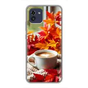 Чохол з унікальним дизайном 'Осінь з кавою' для Samsung Galaxy A03 (A035)