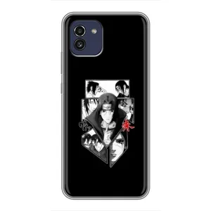 Чохли на тему: Ітачи Учіха для Samsung Galaxy A03 (A035) (AlphaPrint) (колаж Ітачі)