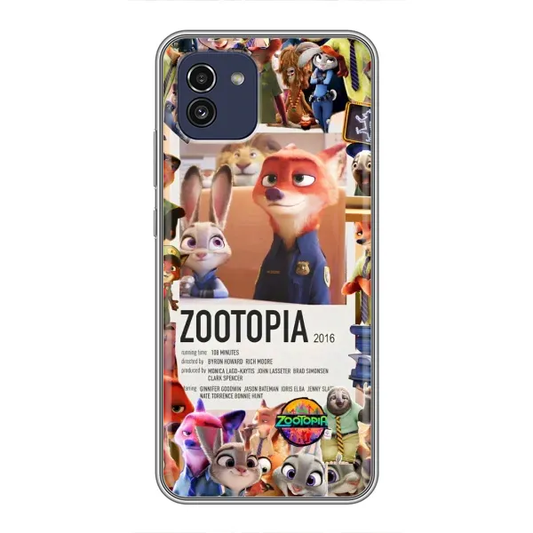 Чохол з принтом «Постер Зоотрополіс» для Samsung Galaxy A03 (A035) Чохол з принтом «Постер Зоотрополіс» для Samsung Galaxy A03 (A035)