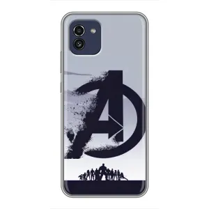Чохли з героями Марвел Samsung Galaxy A03 (A035) (VPrint) (Команда А)
