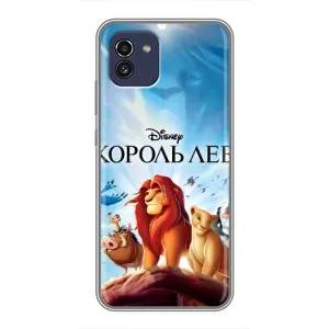 Чохол Король лев на Самсунг Ґелексі А03 (А035) (Постер Король Лев)