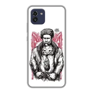 Чохли для Samsung Galaxy A03 (A035) с принтом Тараса Шевченко (AlphaPrint) (Козак Шевченко)